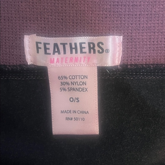 Feathers Maternity Women’s Seamless Leggings Comfortable Soft Cozy Size Small - Picture 3 of 10